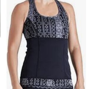 Zaggora Black Neoprene Thermo Fit Compression Racer Back Tank Top Women's Small